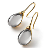 Krystalové náušnice ve zlaté a stříbrné